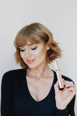 Mega Volume Vegan Mascara Black and Blue – Smudge-Proof with Handmade Diamond Case