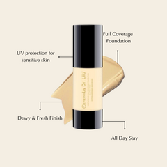 Breathable Full Coverage Dewy Foundation SPF15 Vegan Hydrating Makeup