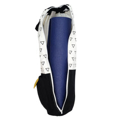 Organic Yoga Mat Bag - Blue & Grey