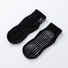 Simple Non-slip Breathable Yoga Socks Women Pilates Socks  Indoor Dance Fitness Gymnastics Professional Training Sports Socks