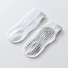 Simple Non-slip Breathable Yoga Socks Women Pilates Socks  Indoor Dance Fitness Gymnastics Professional Training Sports Socks