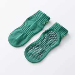 Simple Non-slip Breathable Yoga Socks Women Pilates Socks  Indoor Dance Fitness Gymnastics Professional Training Sports Socks