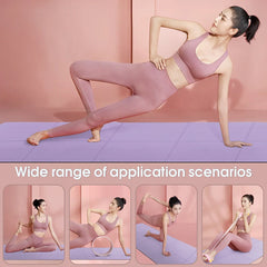 Foldable Yoga Mat Eco Friendly EVA Folding Travel Fitness Exercise Mat 3mm/4mm/6mm Thicknesses for Yoga Pilates & Floor Workouts