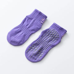 Simple Non-slip Breathable Yoga Socks Women Pilates Socks  Indoor Dance Fitness Gymnastics Professional Training Sports Socks