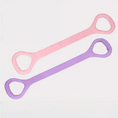 One Piece of 8-Shaped Proflex Yoga Resistance Band - High-Quality Elastic Fitness Stretching Rope Designed for Back Stretching,