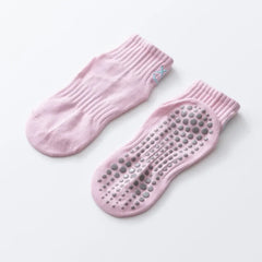 Simple Non-slip Breathable Yoga Socks Women Pilates Socks  Indoor Dance Fitness Gymnastics Professional Training Sports Socks