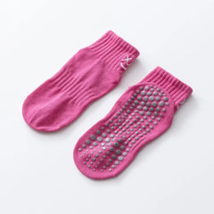 Simple Non-slip Breathable Yoga Socks Women Pilates Socks  Indoor Dance Fitness Gymnastics Professional Training Sports Socks