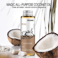 Coconut Essential Oil 100ml Skin Massage Glass Bottle