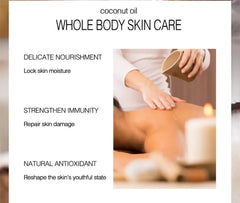 Coconut Essential Oil 100ml Skin Massage Glass Bottle
