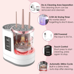 Electric Makeup Brush Cleaner Uv Sterilizer and Dryer