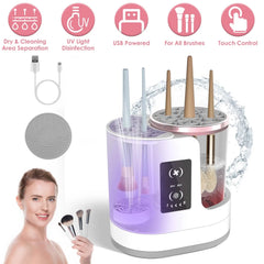 Electric Makeup Brush Cleaner Uv Sterilizer and Dryer