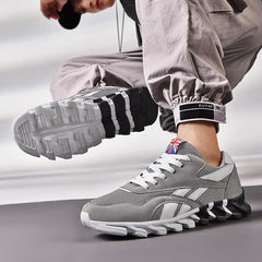 Fashion Mens Running Light Breathable Shoes Mens Sneakers Light Weight Running Elegant Soft Sneakers Comfortable Athletic Running Sneakers