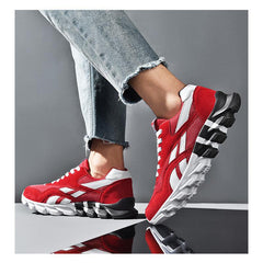 Fashion Mens Running Light Breathable Shoes Mens Sneakers Light Weight Running Elegant Soft Sneakers Comfortable Athletic Running Sneakers