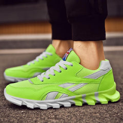 Fashion Mens Running Light Breathable Shoes Mens Sneakers Light Weight Running Elegant Soft Sneakers Comfortable Athletic Running Sneakers
