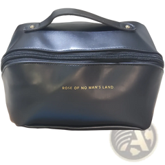 Large Capacity Leather Travel Makeup Bag Organizer