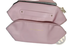 Large Capacity Leather Travel Makeup Bag Organizer