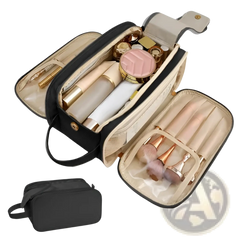 Large Capacity Waterproof Pu Leather Travel Makeup Bag
