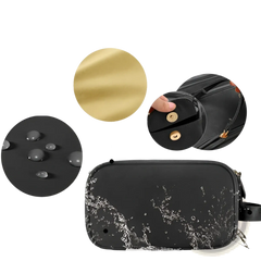 Large Capacity Waterproof Pu Leather Travel Makeup Bag