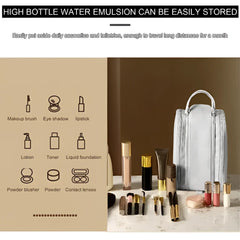 Large Capacity Waterproof Pu Leather Travel Makeup Bag