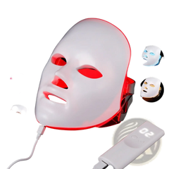 Led Facial Mask 7 Color Red Light Photon Skin Therapy