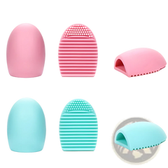 Makeup Brush Cleaner Silicone Egg Scrubbing Tool