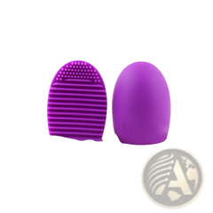 Makeup Brush Cleaner Silicone Egg Scrubbing Tool