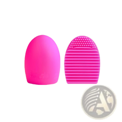 Makeup Brush Cleaner Silicone Egg Scrubbing Tool