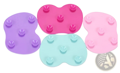 Makeup Brush Cleaning Mat Heart Shaped Silicone Pad