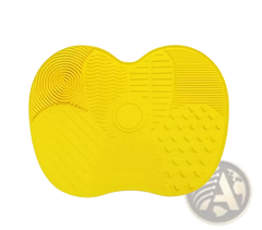 Makeup Brush Cleaning Mat Heart Shaped Silicone Pad