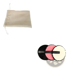 Makeup Removing Puff 3 Pack with Mesh Bag