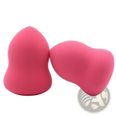 Makeup Sponge Pink Teardrop Hydrophilic Foam 2 Pack