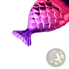 Mermaid Fish Scale Powder Blush Makeup Brush