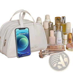 Travel Makeup Bag Set Waterproof Leather Toiletry Bag