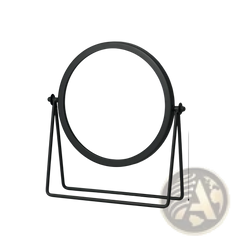 Vanity Mirror Round Metal Frame Makeup Desk Mirror