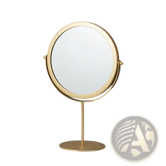 Vanity Mirror Round Metal Frame Makeup Desk Mirror