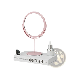 Vanity Mirror Round Metal Frame Makeup Desk Mirror